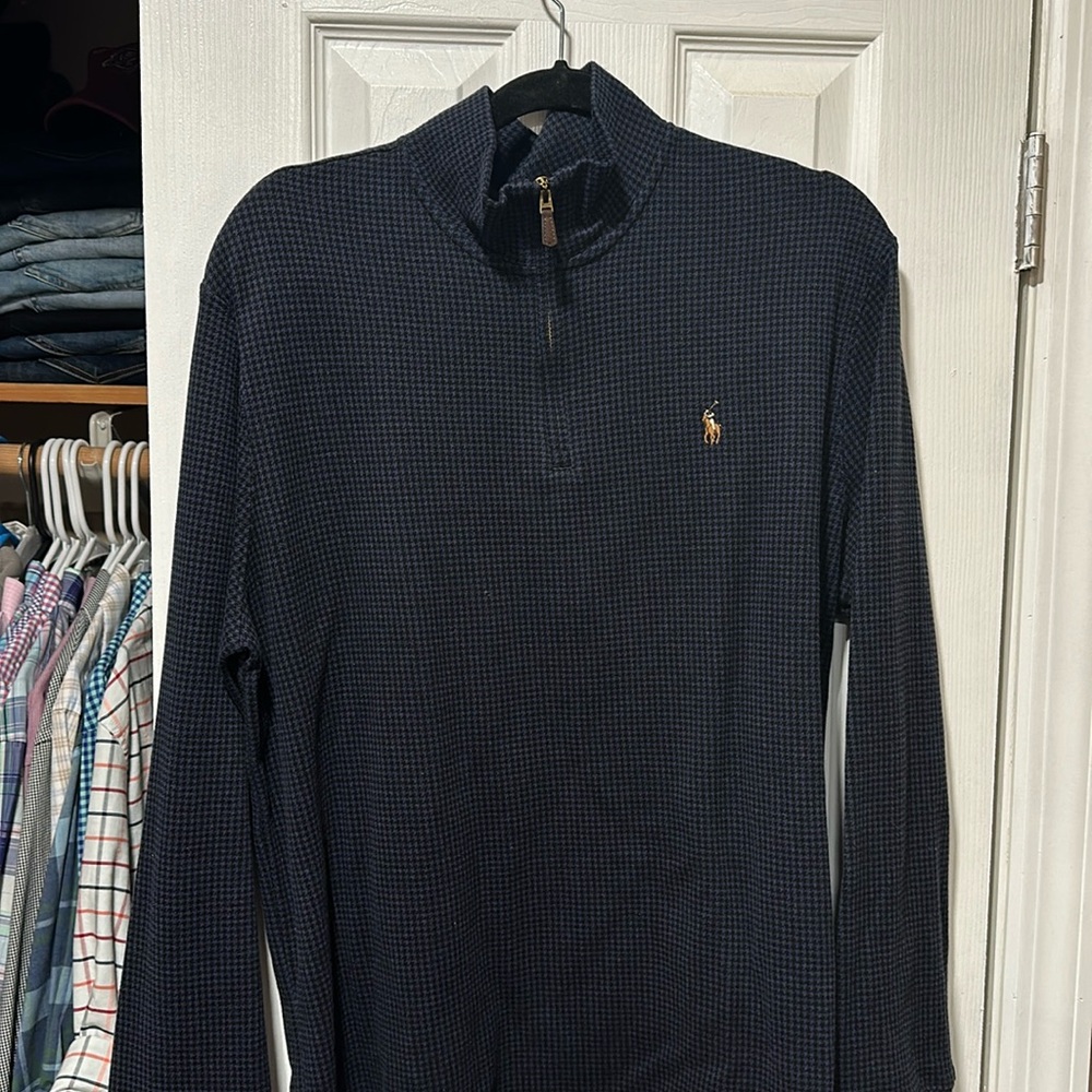 Polo Ralph Lauren estate rib quarter zip large